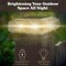 Pure Garden Solar Post Cap Lights 4 Waterproof LED Solar Powered Lights for Wooden or Vinyl Fence Post Caps 50-LG1506-2 - alternate 7