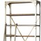 Homeroots 32" Light Brown And Nickel Metal and Solid Wood Six Tier Library Bookcase with Two Drawers 611032 - alternate 9