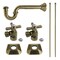 Kingston Brass Plumbing Sink Trim Kit with P-Trap, Antique Brass KPK130P3 - alternate 1
