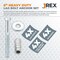 Jrex Safety 6 in Anchor Set (Anchor Lag Shield and Washer) for Speed Bump/Wheel Stop on Concrete, 4PK CAS6-JR-4 - alternate 3