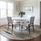Homeroots 8' Taupe Beige And Ivory Round Abstract Washable Indoor Outdoor Area Rug 612553 - alternate 8