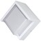 Sunlite LED White Square Modern Outdoor Light Fixture with Canopy, 12W Color Selectable 30K/40K/50K 85114-SU - alternate 1