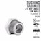 B & K STZ Industries 1 in. MIP each X 1/2 in. D FIP Galvanized Malleable Iron Hex Bushing 311B-112 - alternate 3