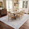 World Rug Gallery Blue Vintage Medallion Washable Rug - Flat Pile for Living Room or Kitchen 7 ft 7 in x 9 ft 6 in WR170BLUE8X10 - alternate 6