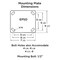 Hamilton Rigid Caster, Epsd 6X3 V-Grooved R-EPSD-63FVT - alternate 2