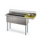 Koolmore 63 in. Three Compartment Sink, Bowl Size 15x15x14, 18-Gauge Stainless-Steel with Right Drainboard KM-SC151514-15R3 - alternate 1