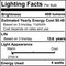 Bulbrite LED Filament PK of 25, 4.1 W Dimmable B11 Light Bulb with Clear FinishE12 Base, 2700K 776235 - alternate 9