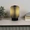 Jonathan Y Banks 8.5" Modern Minimalist Paper Pleated Column Accent LED Table Lamp, Black JYL9102A - alternate 6