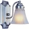 Boston Harbor Vanity Light Fixture, 60 W, 1-Lamp, A19 or CFL Lamp, Steel Fixture, Brushed Nickel Fixture RF-V-041-BN-3L - alternate 1