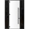 Vdomdoors Steel Door Dekton 0118 Natural Noir 96вЂќ/ 2 Side Exterior Windows Sidelites/ Entry Door Painted W1 DEKTON0118EXD-NOIR-W14+36+14xH96-RH-I - alternate 3