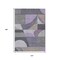Homeroots 10' X 14' Purple Gray And Beige Geometric Washable Indoor Outdoor Area Rug 616741 - alternate 5