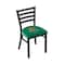 Holland Bar Stool Co BlackLogo Chair, VinylSeat L00418Vermnt - alternate 1