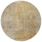 Homeroots 8' Beige Taupe And Ivory Round Abstract Washable Indoor Outdoor Area Rug 577639 - alternate 5
