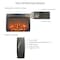 Edendirect 23 in. Ventless Electric Fireplace Insert with log set & realistic flame, remote control with timer ZR-W1769103308 - alternate 6