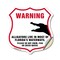 Signmission Alligator Warning Shield Sign Warning Al, 12 Inch X 12 Inch, Vinyl Decal SHI-D-12-359 - alternate 1