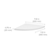 Dolle Lite Corner Dolle Lite .75 in. H X 11.8 in. W X 11.8 in. D White Wood Corner Shelf 55404 - alternate 2