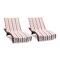 Hospeco Cabo Cabana Chaise Cover 30x85 Red/Blue - Pack of 2, 2PK P-CC-CC-OR/BL - alternate 1