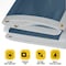 Core Tarps Tarp, 7 ft x 9 ft, 20 Mil, Blue, Polyethylene, UV Resistant CT-103-7X9 - alternate 6