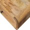 Homeroots 18" Oak Solid Wood Oval One Drawer Floating Nightstand 653834 - alternate 6