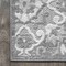 Jonathan Y Lucena Modern Medallion High-Low Light Gray/Ivory 4 ft. x 6 ft. Indoor/Outdoor Area Rug AMC104A-4 - alternate 5