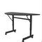 Correll Half Round Econoline TFL Flip Top Table, 48 in W, 23 in to 31 in H, Particleboard Top FTM2448TFHR-07 - alternate 1