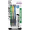 Zebra Pen Z-Grip Plus MP 0.7mm Asst 3pk + Lead & Erasers 55403 - alternate 1