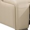 Homeroots 129" Beige Italian Leather Reclining USB Sofa 632881 - alternate 11