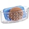 Idesign Sponge and Scrubber Holder, 2-1/2 in L, 6-1/2 in W, 2-1/2 in H, Plastic, Clear 38900 - alternate 5