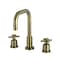Kingston Brass Widespread Bathroom Faucet with Brass Pop-Up, Antique Brass FSC893DXAB - alternate 1