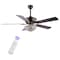 Jonathan Y Cammy 52" 3-Light Traditional Transitional Iron LED CEILING FAN, Oil Rubbed Bronze JYL9711A - alternate 1