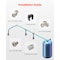 Vevor Air Compressor Line Kit 3/4'' x 200FT HDPE/Aluminum Shop Air Piping System Blue CAP 200ft - alternate 5