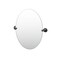 Gatco Designer II 26.5" Frameless Oval Mirror, Matte Black 5079MX - alternate 1