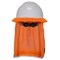 Dome75 DYNAMIC Series Mesh Contrast Hard Hat Sun Shade , HiVis Orange DNS743 - alternate 4