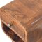 Homeroots 16" Brown Solid Wood Square One Drawer Nightstand 651570 - alternate 9