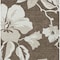 Homeroots 5' X 8' Brown Beige And Taupe Floral Washable Indoor Outdoor Area Rug 589531 - alternate 3