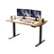Homeroots 48" Adjustable Brown and Black Standing Desk 397738 - alternate 4