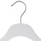 Nahanco 17in Low Gloss White Wooden Slimline Suit Hanger w/ Pant Bar, 50PK SL70117WB50 - alternate 2