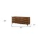 Homeroots 63" Brown Six Drawer Wood Double Dresser 473101 - alternate 5