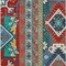Homeroots 8' X 10' Red Pink And Teal Blue Aztec Washable Indoor Outdoor Area Rug 598505 - alternate 8