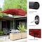 Villacera 9ft Half Umbrella, Red 83-OUT5463 - alternate 6