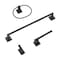 Gliderite Hardware Alpine Collection 4-Piece Matte Black Bathroom Hardware Set 9018-KIT-SQ-MB-1 - alternate 1