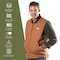 Gobi Heat Ibex Men's Heated Work Vest, Brown, M 728614 - alternate 6