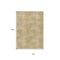 Homeroots 10' X 14' Gold Beige And Wheat Polka Dot Washable Indoor Outdoor Area Rug 614676 - alternate 7