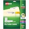 Avery File Folder Label, 21/32" Label W, 30 Labels per Sheet Purple 5666 - alternate 1