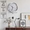 Clockswise 12in Waterproof Indoor/Outdoor Aluminum Wall Clock with Quartz Movement - Weather-Resistant QI004934 - alternate 6