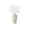 Monarch Specialties Lighting, 25"h, Table Lamp, Ivory Concrete, Ivory / Cream Shade, Contemporary, Modern I 9892 - alternate 1