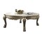 Homeroots 54" Gold and Bone Wood Coffee Table 490543 - alternate 5