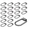 Mytee Products 1/2in Heavy Duty Weld-On Extended Forged D Ring w/ Brackets 3333 lbs WLL, 20PK D-Ring12-W-Extx20 - alternate 7