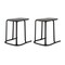 Lagoon Uno Resin C-Shape Side Table, 2PK 7095K5-SALGS - alternate 1