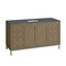 James Martin Vanities Chicago 60in Single Vanity, Walnut Whisper, w/ 3 CM Parisien Bleu Silestone Top 503-V60S-WLW-3PBL - alternate 7